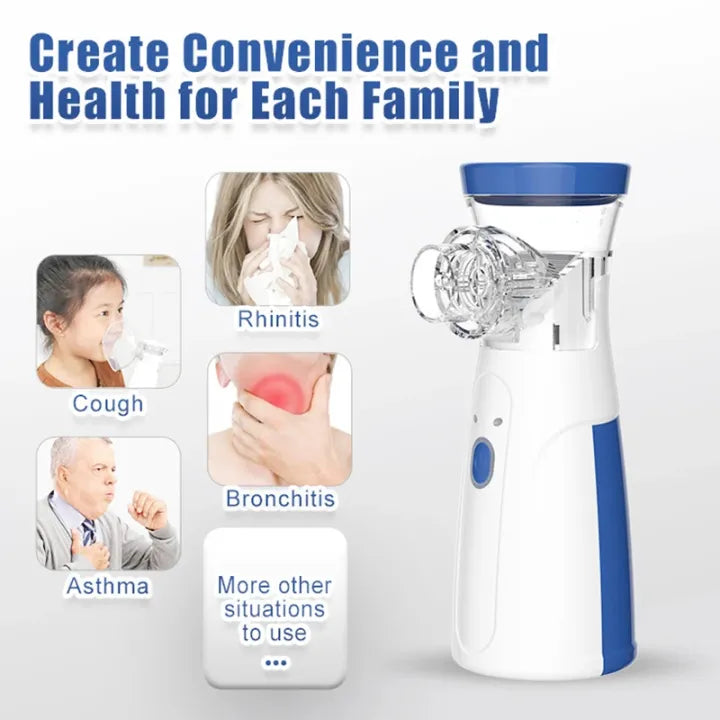 |FREE DELIVERY| 2-in-1 Home Health Combo – Digital BP Monitor + Portable Nebulizer