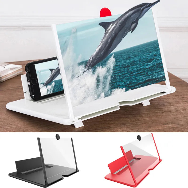 3D Mobile Phone Screen Expander And Screen Magnifier Amplifier 3D Portable Home Cinema Enlarged Screen Magnifier