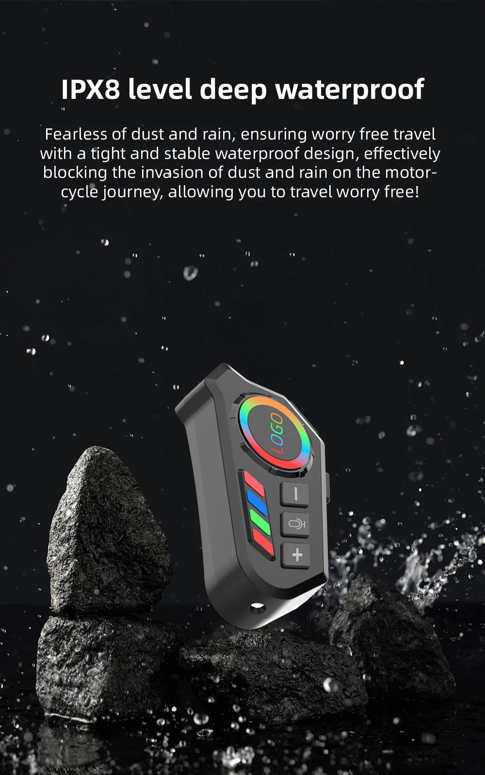 K06 Helmet Bluetooth Earphones – Wireless Motorcycle Helmet Headphones with quality Sound & Hands-Free Calling