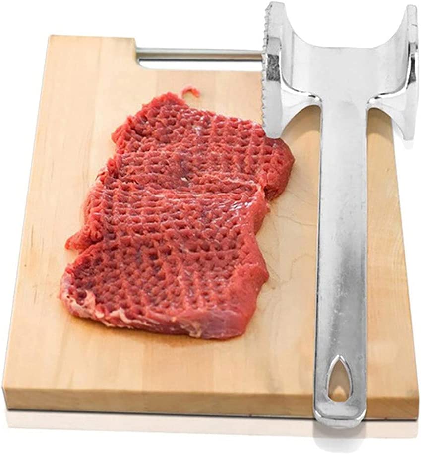 Meat Tenderizer Hammer Mallet Tool Pounder For Tenderizing Steak Beef And Poultry Aluminum Alloy