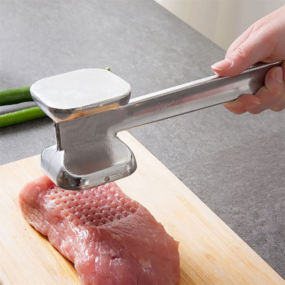 Meat Tenderizer Hammer Mallet Tool Pounder For Tenderizing Steak Beef And Poultry Aluminum Alloy