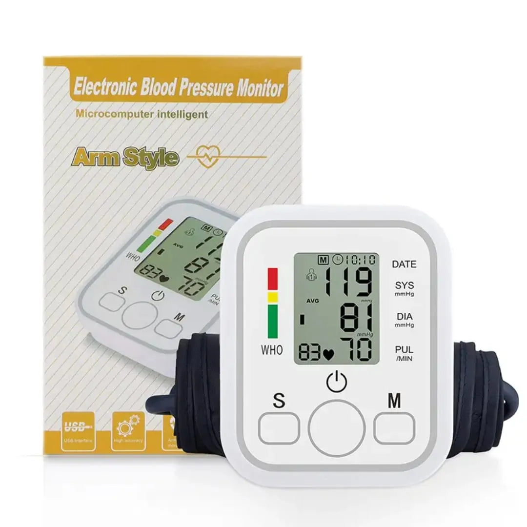 Digital Blood Pressure Monitor | BP Apparatus With USB Power Supply