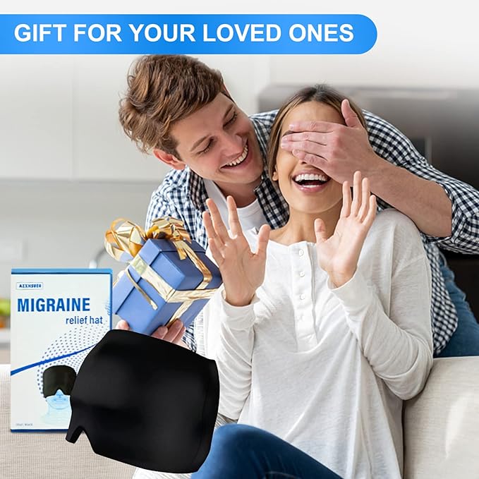 MigraCool 360° Gel Ice Cap – Wearable Migraine & Headache Cold Compression Hat for Tension Relief
