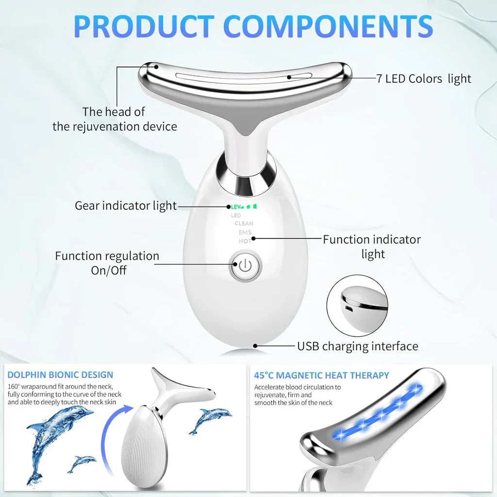 Premium Face Massager Beauty Machine, Double Chin Therapy Facial Lifting Massager