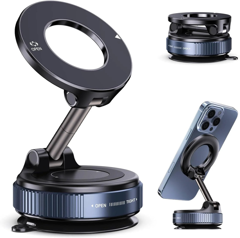 360° Magnetic Car Phone Holder – Strong Grip Mount (Free Delivery)