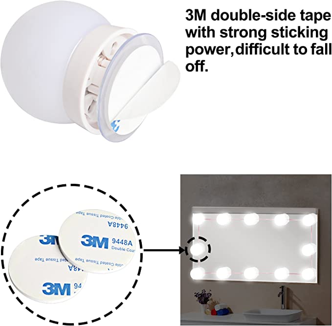 LED Mirror Lights Make Up Vanity Mirror Light with 10 Light for Makeup Dressing Table