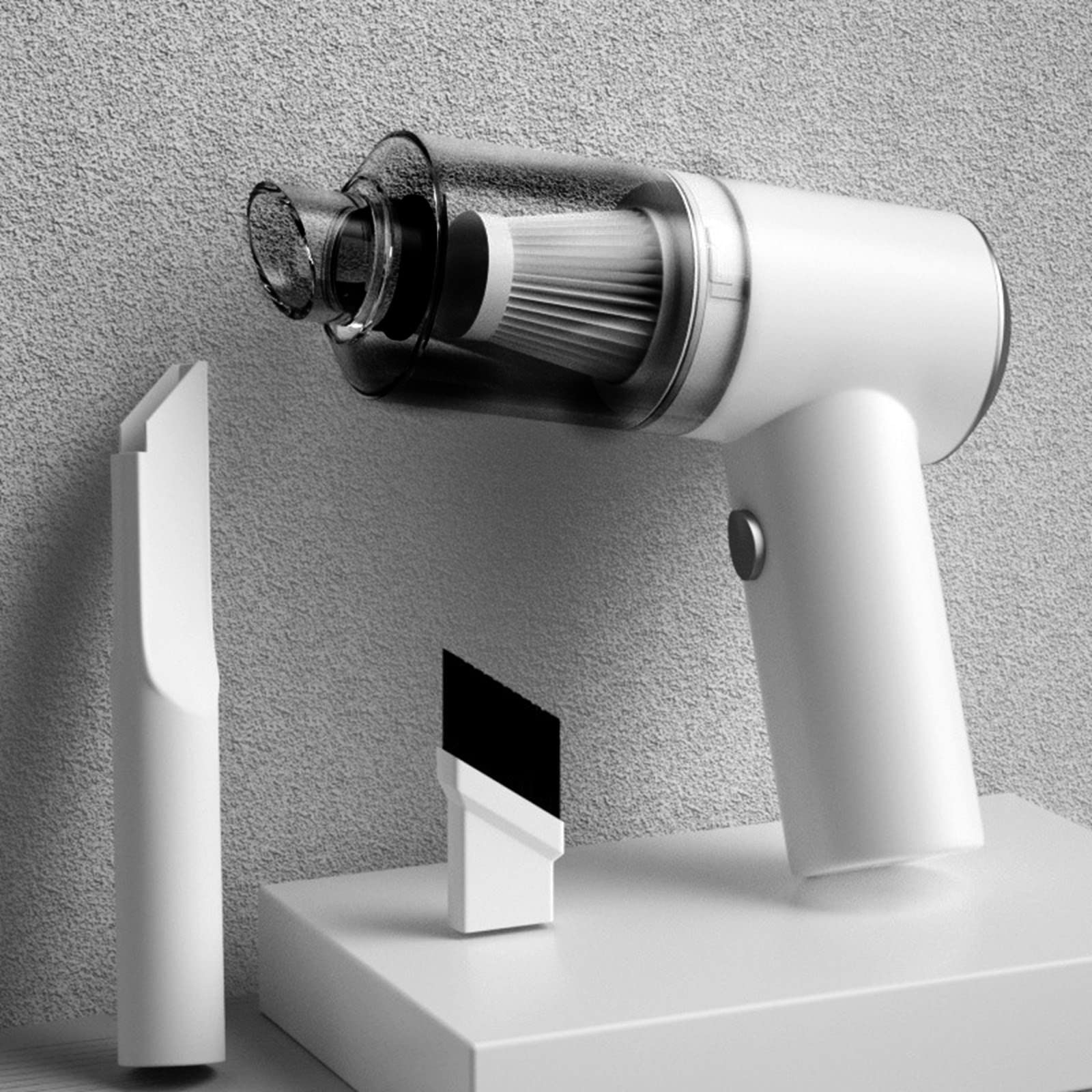 (Free home delivery) Rechargeable Portable Car Vacuum Cleaner with LED light