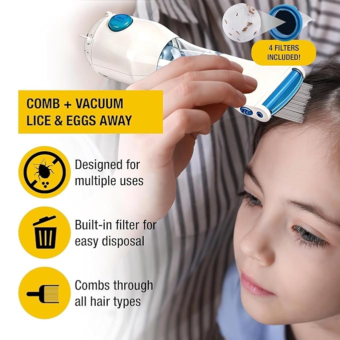 FREE HOME DELIVERY| Chemical-Free Lice Removal Comb With Steel Comb