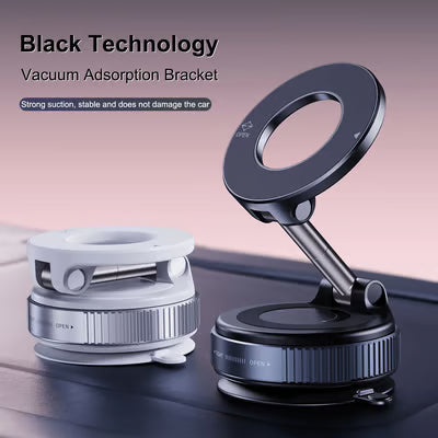 360° Adjustable Vacuum Magnetic Suction Cup Phone Holder Mount (Free Delivery)