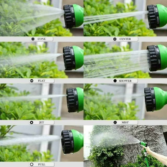 Expandable Magic Garden Hose Pipe with Spray Gun – Flexible, Leak-Proof, Multiple Spray Modes