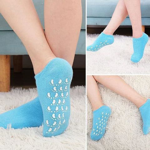 |FREE DELIVERY| Moisturizing SPA Gel Socks – Cracked Heel & Foot Care