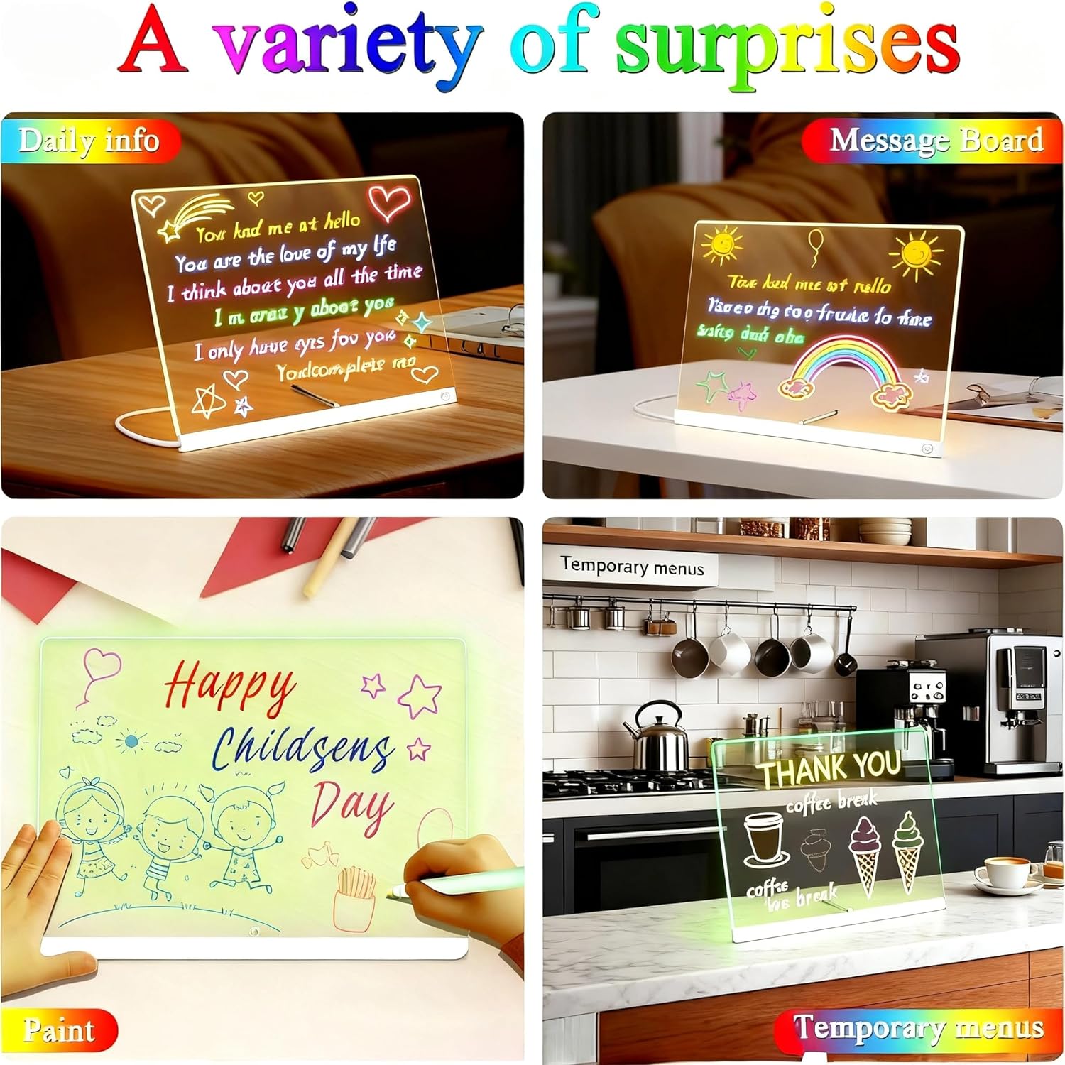 (Free Delivery) LED Light-Up Drawing Board