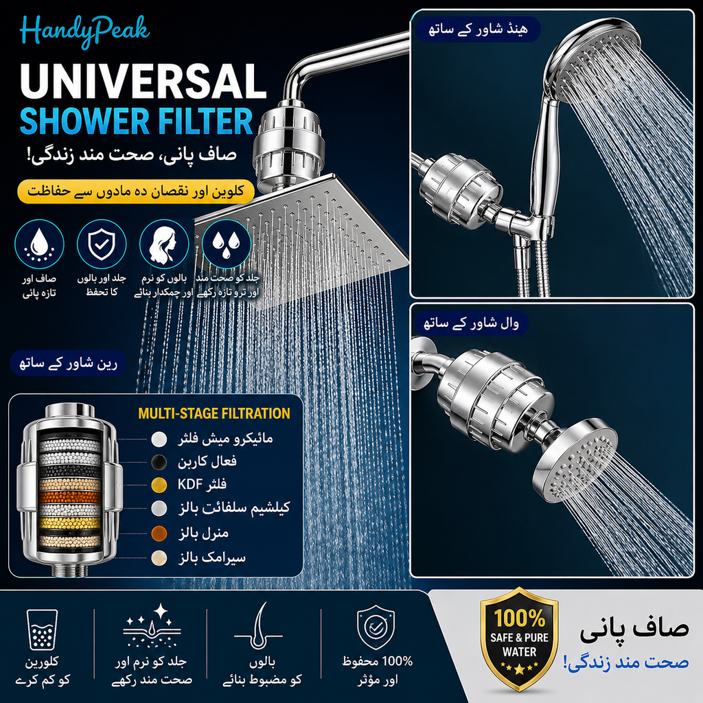 (Free Delivery) Universal Shower Water Filter