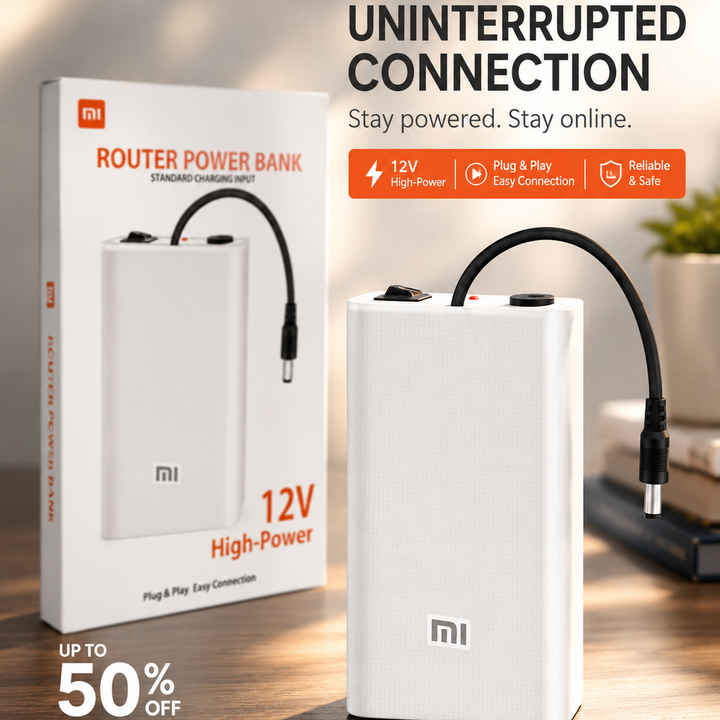 |FREE HOME DELIVERY| WiFi Router UPS Power Bank 12 Volts