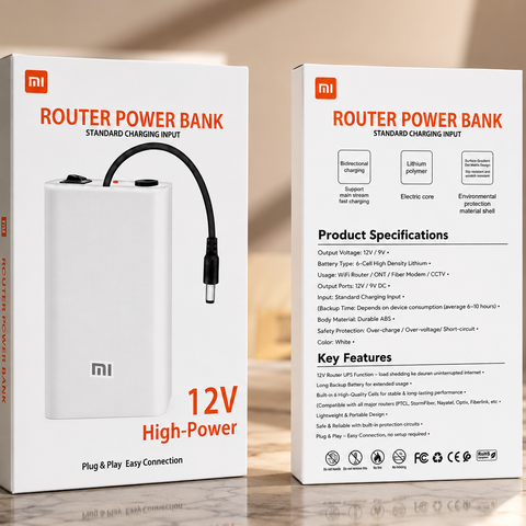 |FREE HOME DELIVERY| WiFi Router UPS Power Bank 12 Volts