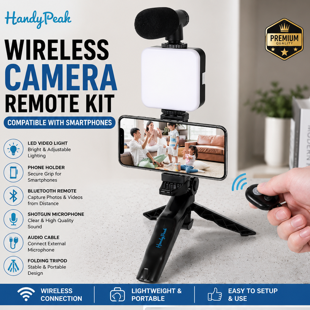 (Free Home Delivery) Smart Vlog Kit 🎥✨