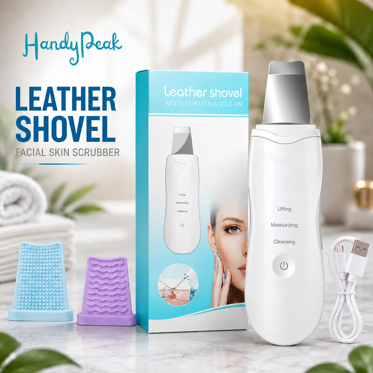 FREE HOME DELIVERY| Leather shovel facial skin scrubber set