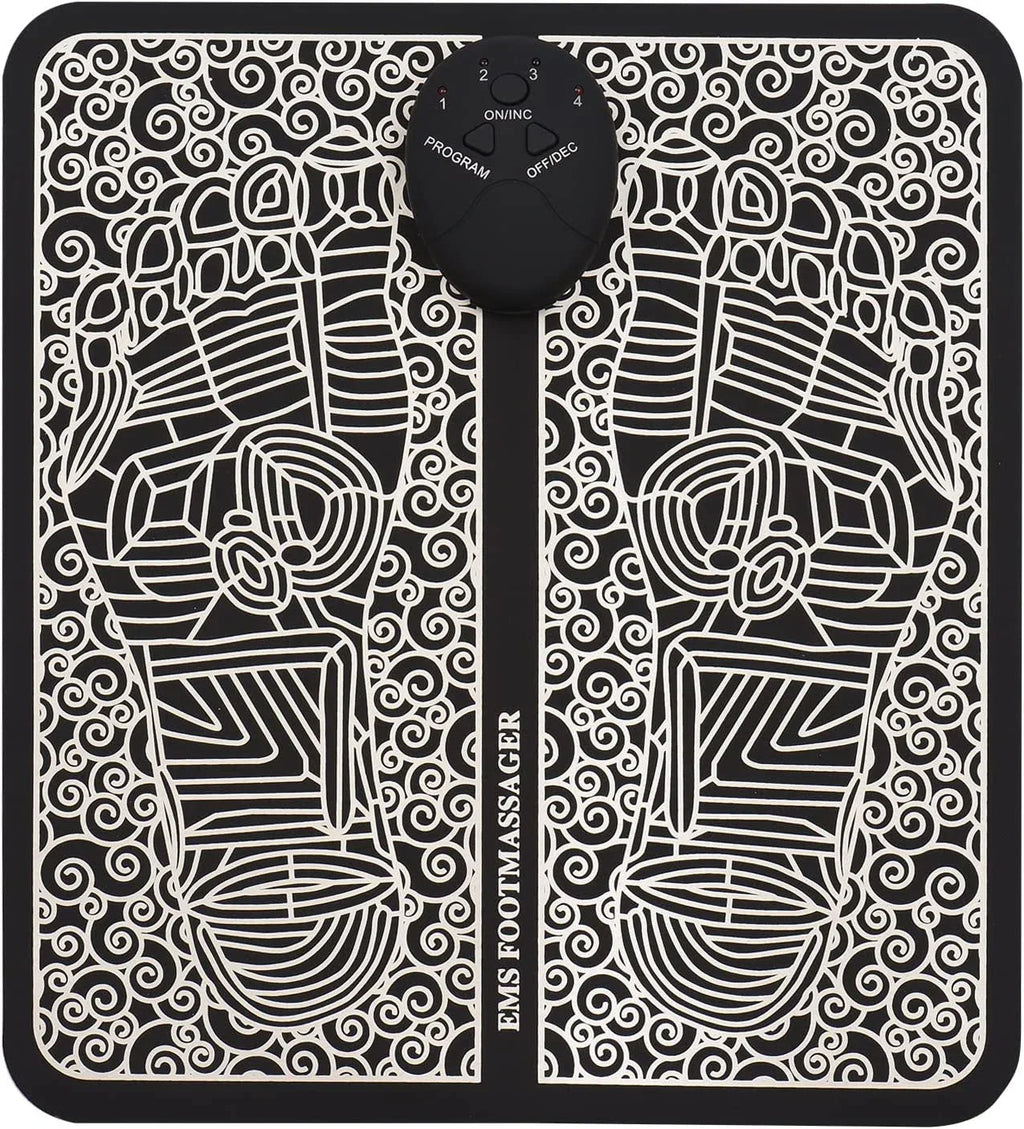 Rechargeable Portable EMS Electric Foot Massage Pad Feet Simulator