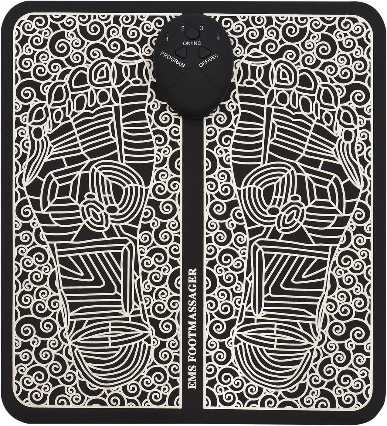 Rechargeable Portable EMS Electric Foot Massage Pad Feet Simulator