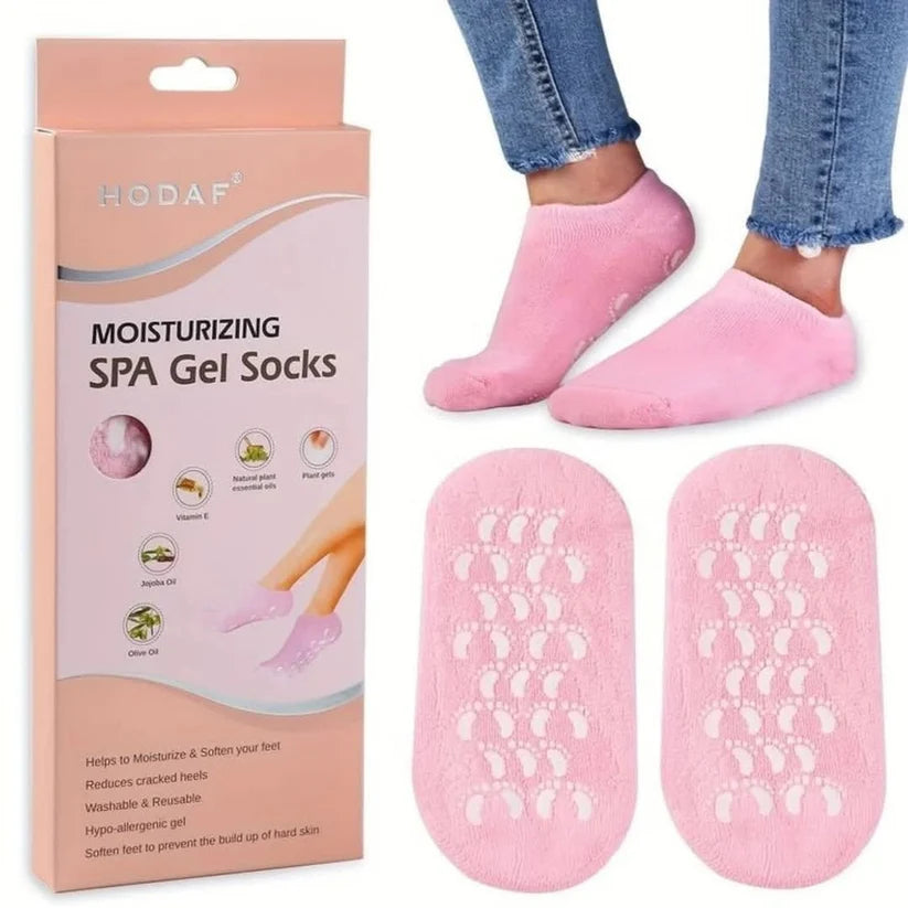 |FREE DELIVERY| Moisturizing SPA Gel Socks – Cracked Heel & Foot Care