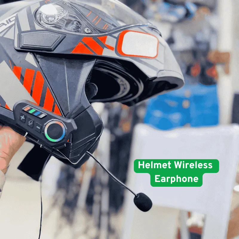 K06 Helmet Bluetooth Earphones – Wireless Motorcycle Helmet Headphones with quality Sound & Hands-Free Calling