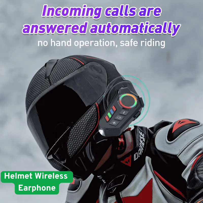 K06 Helmet Bluetooth Earphones – Wireless Motorcycle Helmet Headphones with quality Sound & Hands-Free Calling