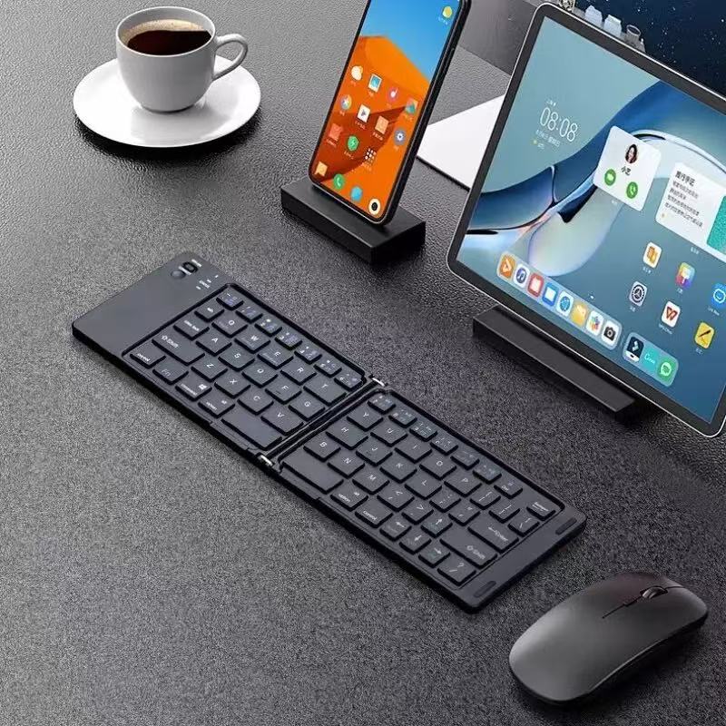 Ultra-Slim Portable Foldable Bluetooth Keyboard