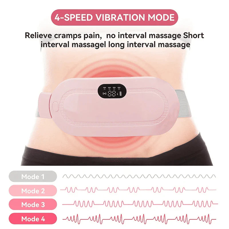 Adjustable Heating & Massage Belt for Menstrual Pain Relief