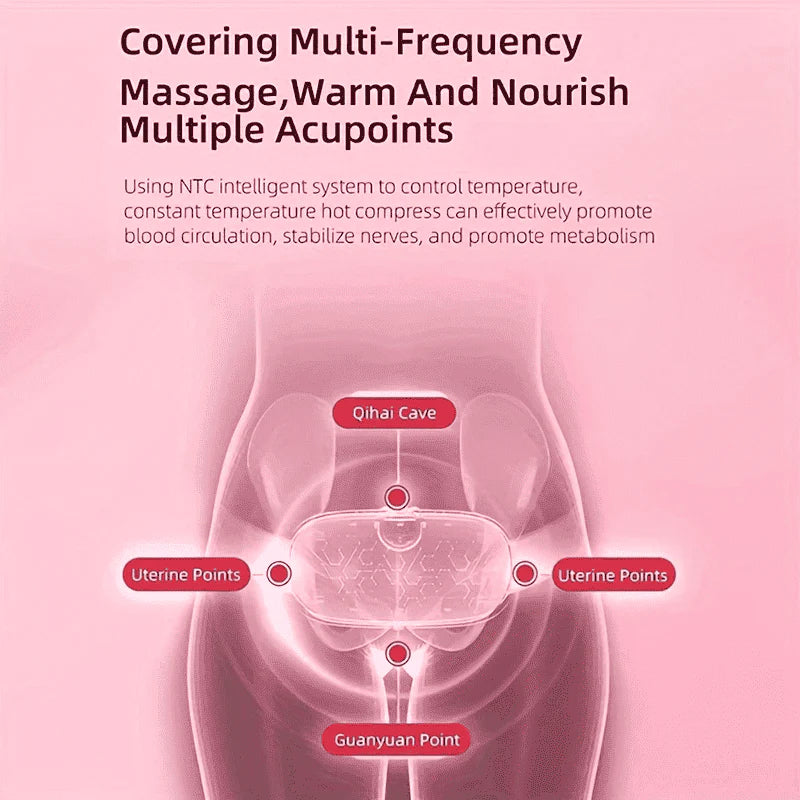 Adjustable Heating & Massage Belt for Menstrual Pain Relief