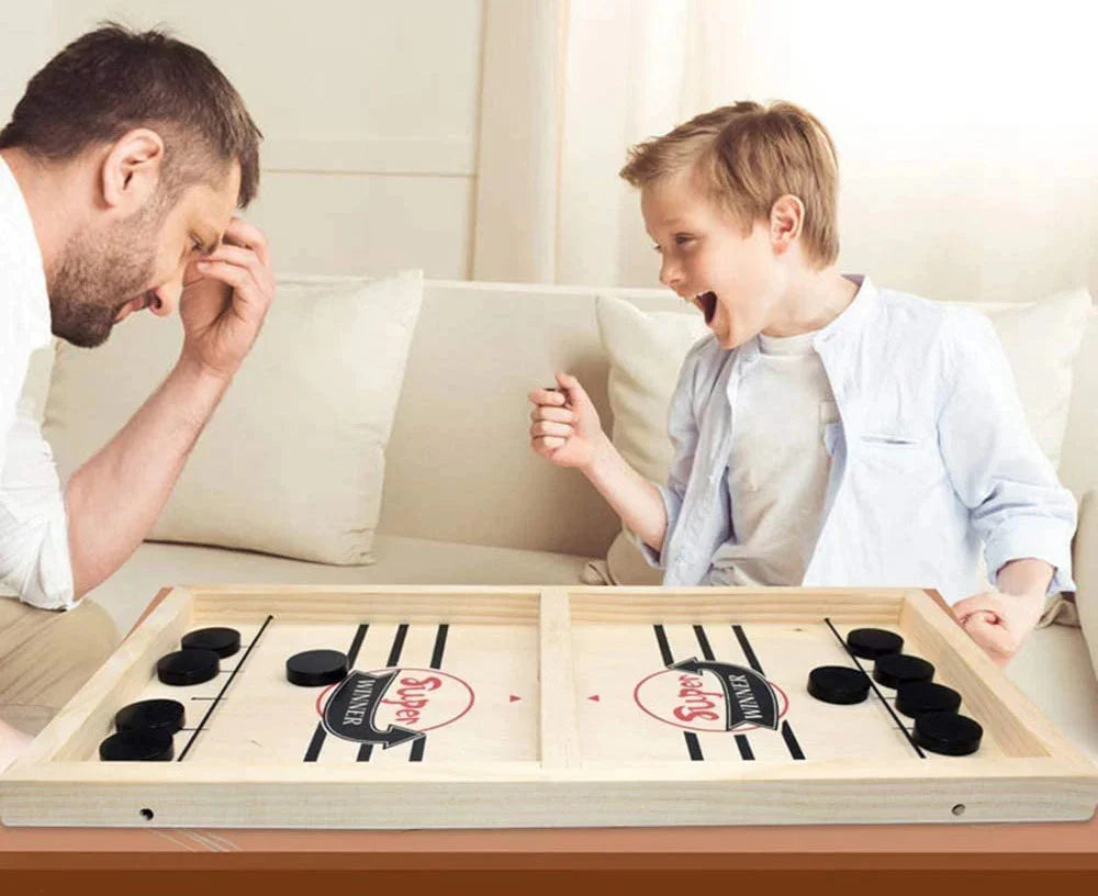 The Original Fast Sling Foosball Puck Board Game-Interactive Toy For Adults And Children - Large Size