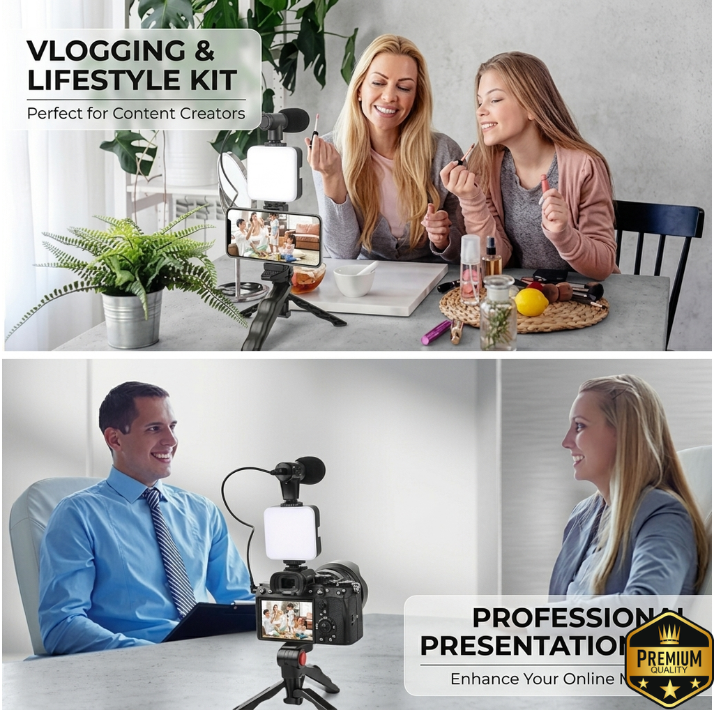(Free Home Delivery) Smart Vlog Kit 🎥✨