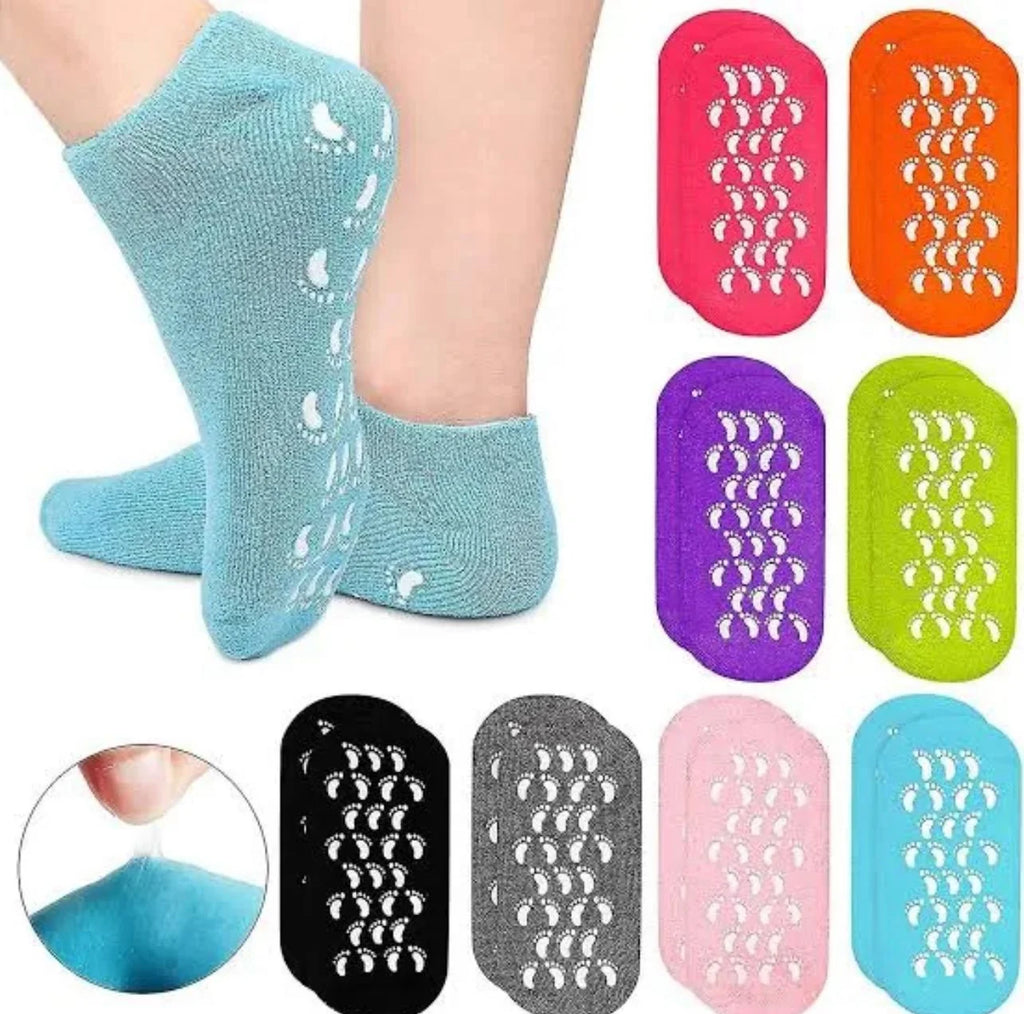 |FREE DELIVERY| Moisturizing SPA Gel Socks – Cracked Heel & Foot Care