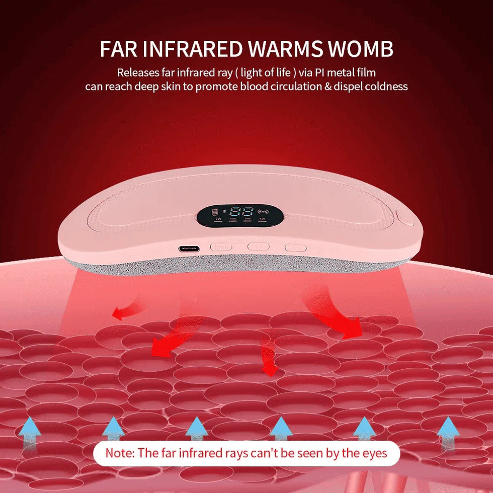 Adjustable Heating & Massage Belt for Menstrual Pain Relief