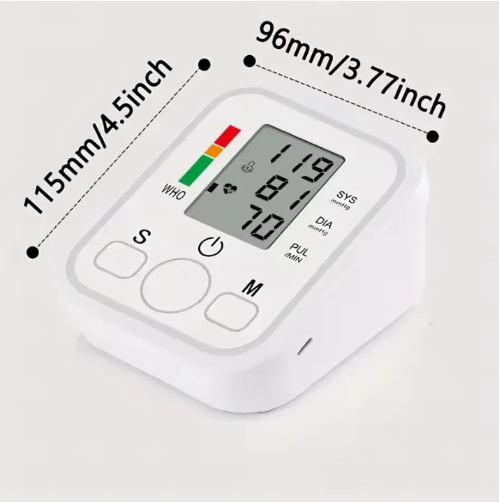 Digital Blood Pressure Monitor | BP Apparatus With USB Power Supply