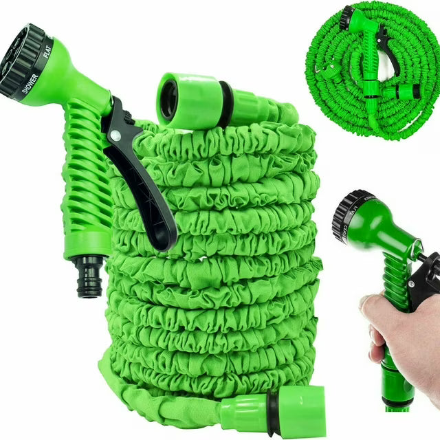 Expandable Magic Garden Hose Pipe with Spray Gun – Flexible, Leak-Proof, Multiple Spray Modes