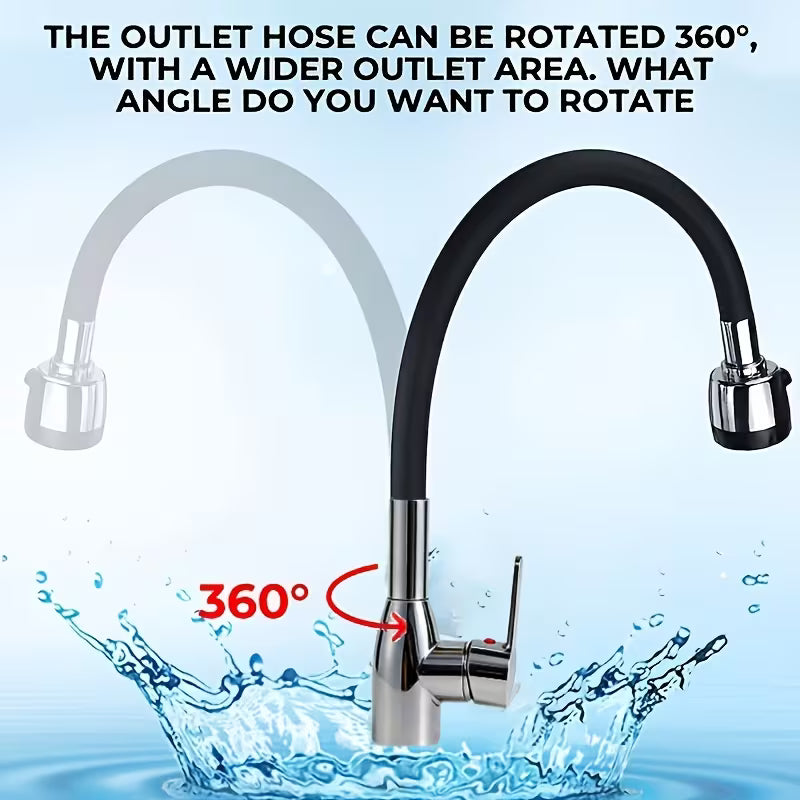 |FREE DELIVERY| 360° Bendable Silicone Tap Extension Faucet Nozzle – Soft & Shower water