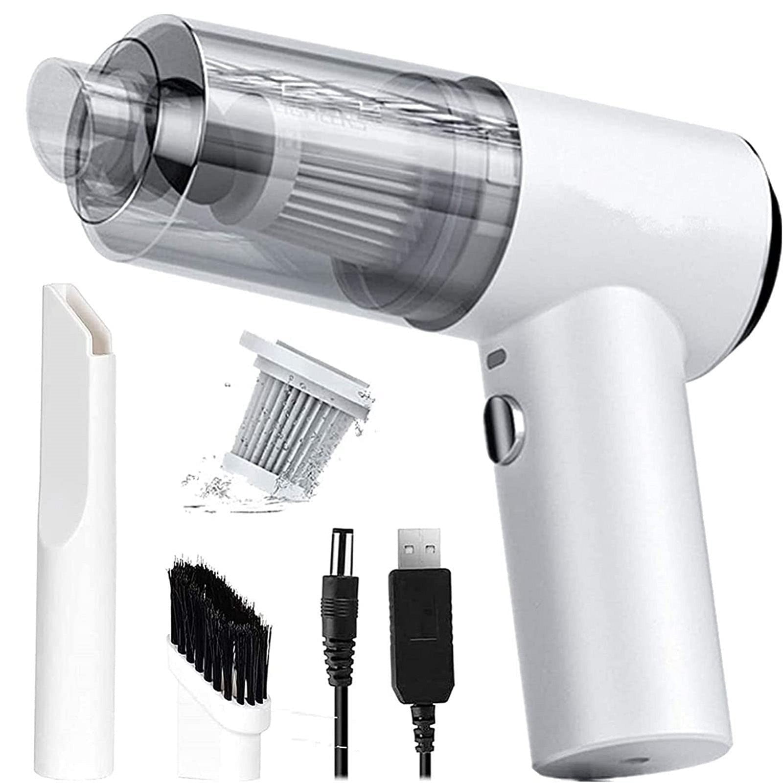 (Free home delivery) Rechargeable Portable Car Vacuum Cleaner with LED light