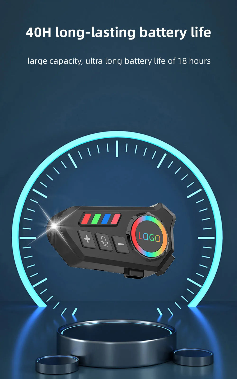 K06 Helmet Bluetooth Earphones – Wireless Motorcycle Helmet Headphones with quality Sound & Hands-Free Calling