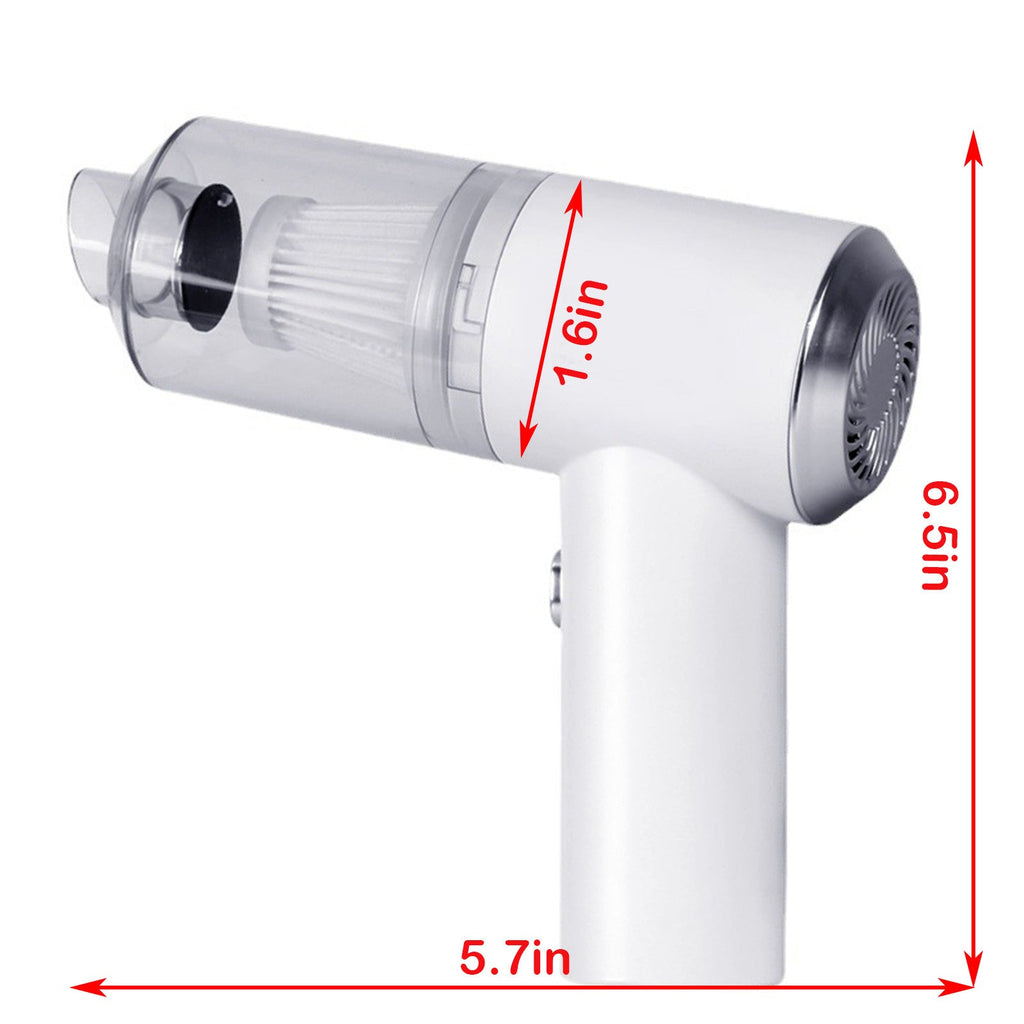 (Free home delivery) Rechargeable Portable Car Vacuum Cleaner with LED light