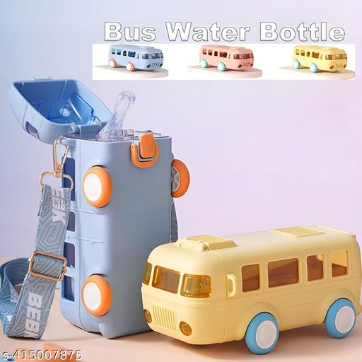 Bus Water Bottle 500ml Water Drinking Bottle for Child Travel