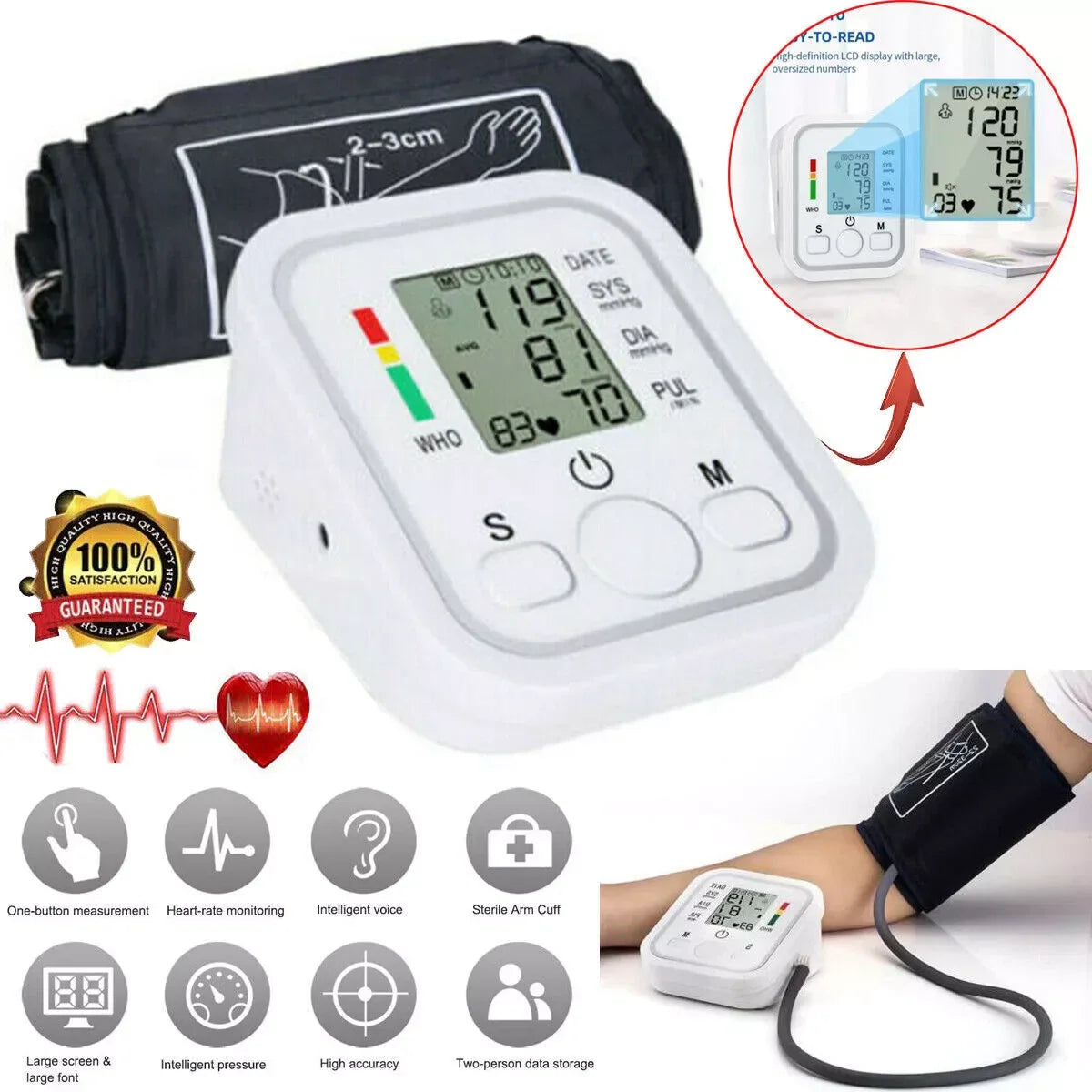 |FREE DELIVERY| 2-in-1 Home Health Combo – Digital BP Monitor + Portable Nebulizer